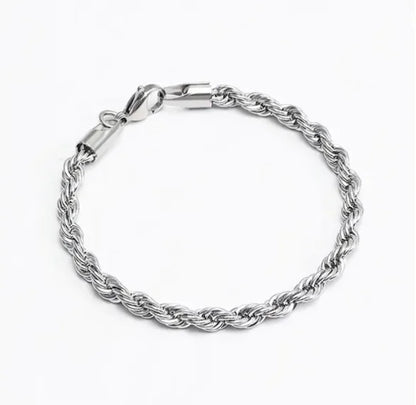 Amberline™ Silver Rope Bracelet