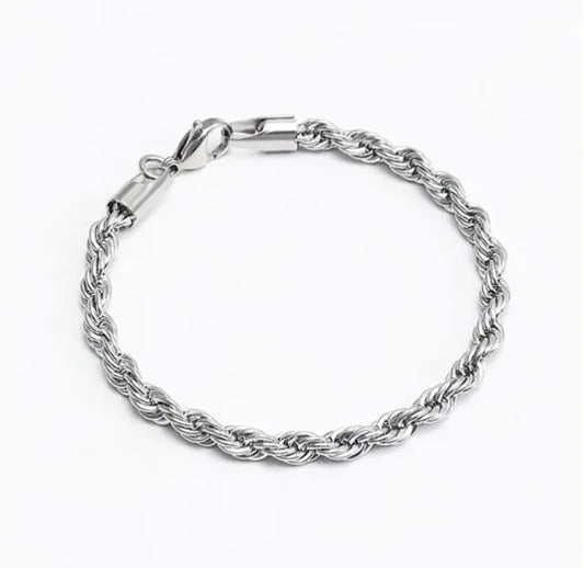 Amberline™ Silver Rope Bracelet